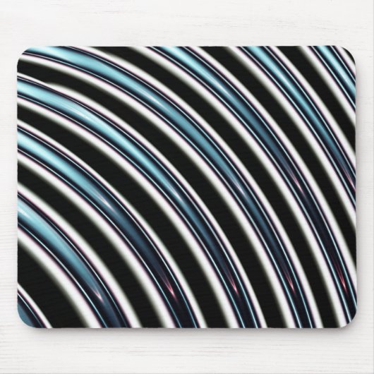 gebogen lijnen sluiten een fractal op muismat (Voorkant)