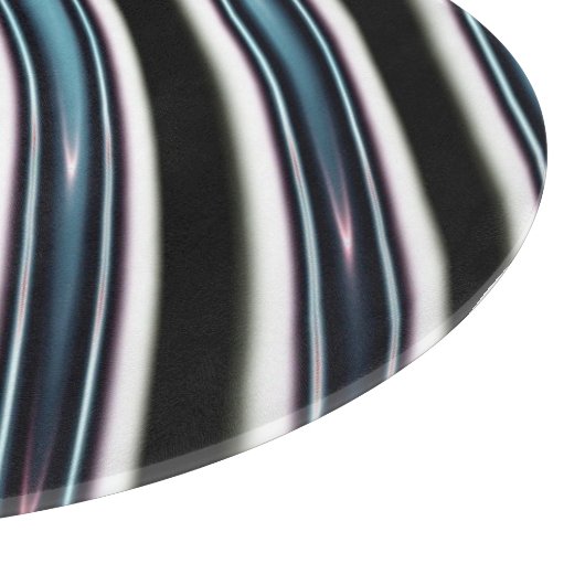 gebogen lijnen sluiten een fractal op snijplank (Hoek)