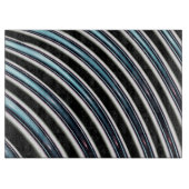 gebogen lijnen sluiten een fractal op snijplank (Voorkant)