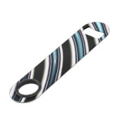 gebogen lijnen sluiten een fractal op speed flessenopener (Achterkant Gekanteld)