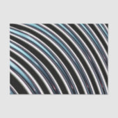 gebogen lijnen sluiten een fractal op tissuepapier (Voorkant)