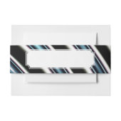 gebogen lijnen sluiten een fractal op uitnodigingen wikkel (Voorkant Voorbeeld)