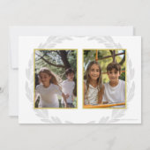 Gebogen Lijst Beste Pap Ever Vaders Dag 3 Foto Kaart (Achterkant)