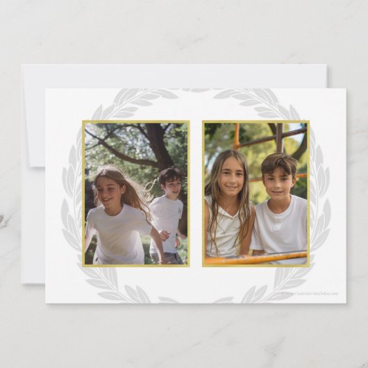 Gebogen Lijst Beste Pap Ever Vaders Dag 3 Foto Kaart (Achterkant)