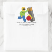 Gebogen over BPPJH-Stickers Ronde Sticker (Tas)