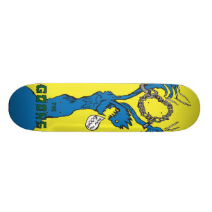 gebogen persoonlijk skateboard