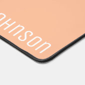 Gebogen Photo Lijst Perzik Minimale Tafelmat Bureaumat (Hoek)