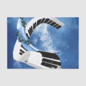 gebogen piano tissuepapier (Voorkant)