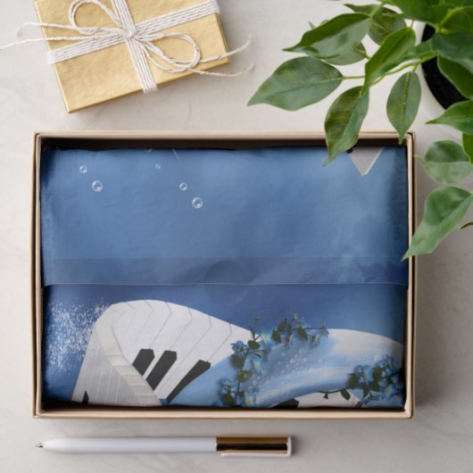 gebogen piano tissuepapier (Geschenk)