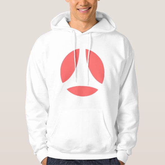Gebogen pijl hoodie (Voorkant)