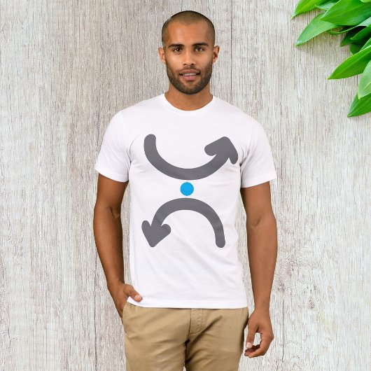 Gebogen pijlen Mannen T-shirt