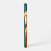 Gebogen Retro Bogen iPhone 16 Hoesje (Linkerkant)