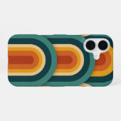 Gebogen Retro Bogen iPhone 16 Hoesje (Achterkant horizontaal)