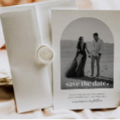 Gebogen Save The Date Hart Kaart