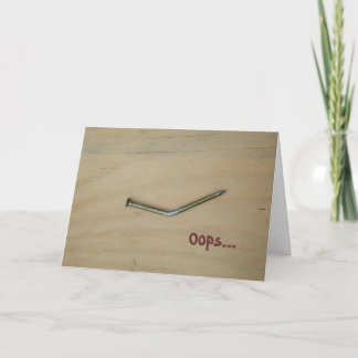 Gebogen Spijker Kaart