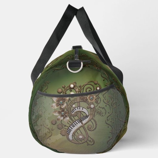 Gebogen steampunk piano keyboard. plunjezak (Rechts)