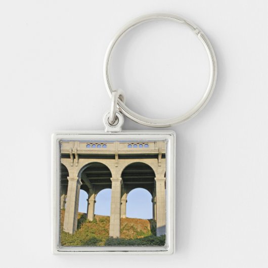 Gebogen steunen Patterson Memorial Bridge Sleutelhanger (Voorkant)