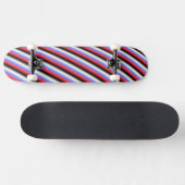 gebogen stroken skateboard (Horizontaal)