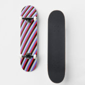 gebogen stroken skateboard (Voorkant)