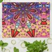 gebogen theedoek (Gevouwen)