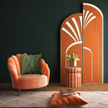 Gebogen ventilator rijke groene luxe