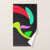 gebogen vormen bad handdoek (Handdoek)