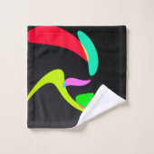 gebogen vormen bad handdoek (Wasdoekje)