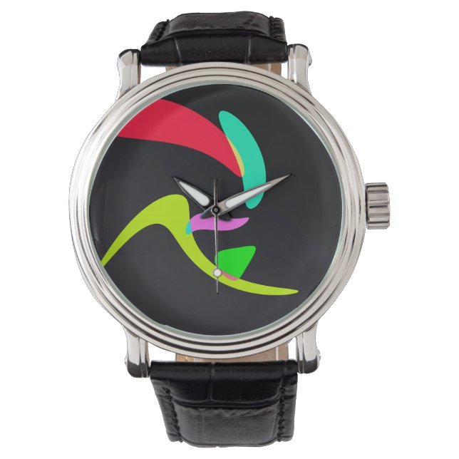 gebogen vormen horloge (Voorkant)