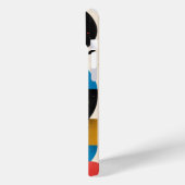 Gebogen vormen met cirkels in heldere kleuren Case-Mate iPhone case (Achterkant / Links)