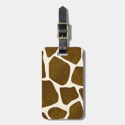  gebold Giraffe Bagagelabel afdrukken (Voorkant verticaal)