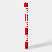 Gebomde "Brit" streep Case-Mate iPhone Case (Achterkant / Links)