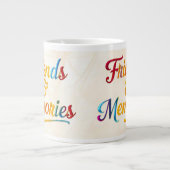 "Gebonden door glimlach" Grote Koffiekop (Voorkant)