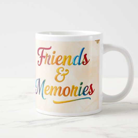 "Gebonden door glimlach" Grote Koffiekop (Rechts)