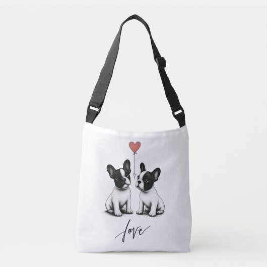 Gebonden door het hart crossbody tas (Voorkant)