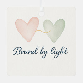 Gebonden door Licht Metalen Ornament