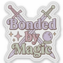 Gebonden door magie - Boekenwurm Romantasy Lezers Sticker