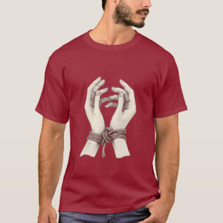 Gebonden handen shibari t-shirt