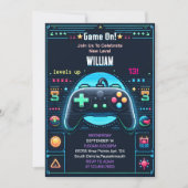 Gebonden jongen cool Kinder gaming level omhoog 13 Kaart (Voorkant)