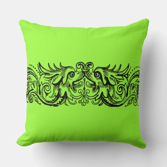 Gebonden Monsters Polyester 50 cm Kussen (Voorkant)