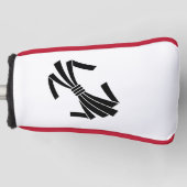 Gebonden noshi golfheadcover (Voorkant)