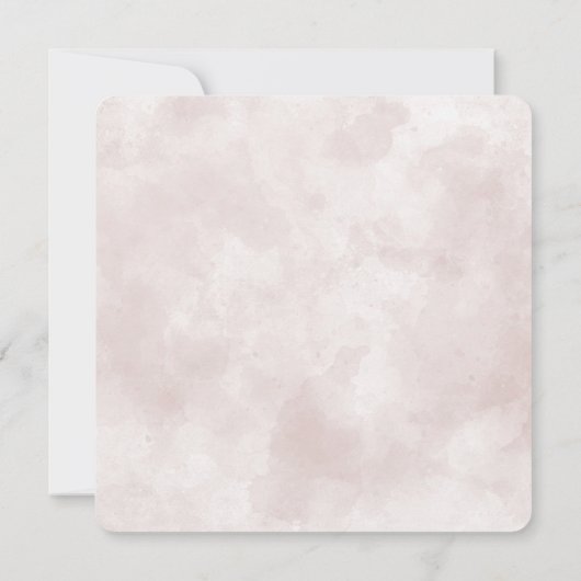 Gebonden touw met Hydrangea boeketten Save The Date (Achterkant)