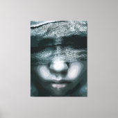 Gebonden visie: gedwongen stilte canvas afdruk (Voorkant)