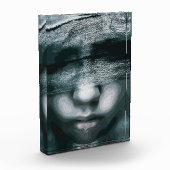 Gebonden visie: gedwongen stilte fotoblokken (Links)