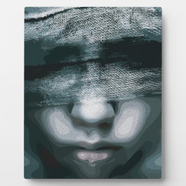 Gebonden visie: gedwongen stilte fotoplaat