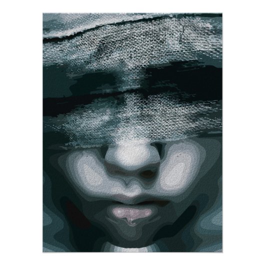 Gebonden visie: gedwongen stilte perfect poster (Voorkant)