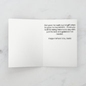 Gebonden voor nummer 1 Gay Dad Vaderdag Kaart (Binnen)