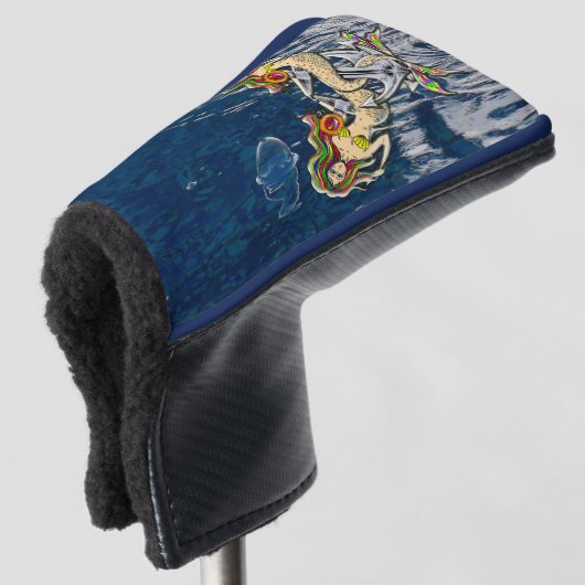Gebonden Zeemeerminnen - Scheepvaartontwerp voor O Golfheadcover (3/4 voorkant)