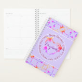 Geboortdag/Aangepaste Roos hartplank Planner (Display)