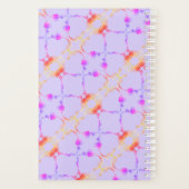 Geboortdag/Aangepaste Roos hartplank Planner (Achterkant)