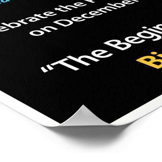 Geboorte 2012 Poster - Volledige afdruk (Hoek)